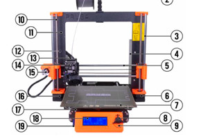 3D-Drucker mit Info
